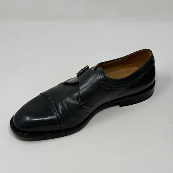 Paolo De Marco Monk Strap Dress Shoes Mens 8.5 Gray Leather Cap Toe Wedding main image 15